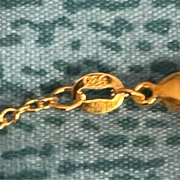 New Handmade Green Malachite 10k Gold Wire Wrapped S925 Silver Amulet Necklace - Picture 4 of 16